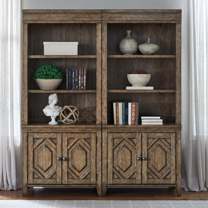 2 Piece Bunching Bookcase