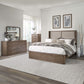 King Shelter Bed, Dresser & Mirror, Chest