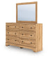Aleaport Queen Panel Bed with Mirrored Dresser