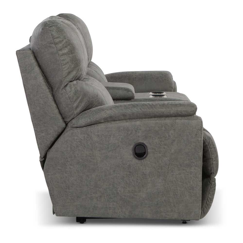Trouper Reclining Loveseat w/ Console