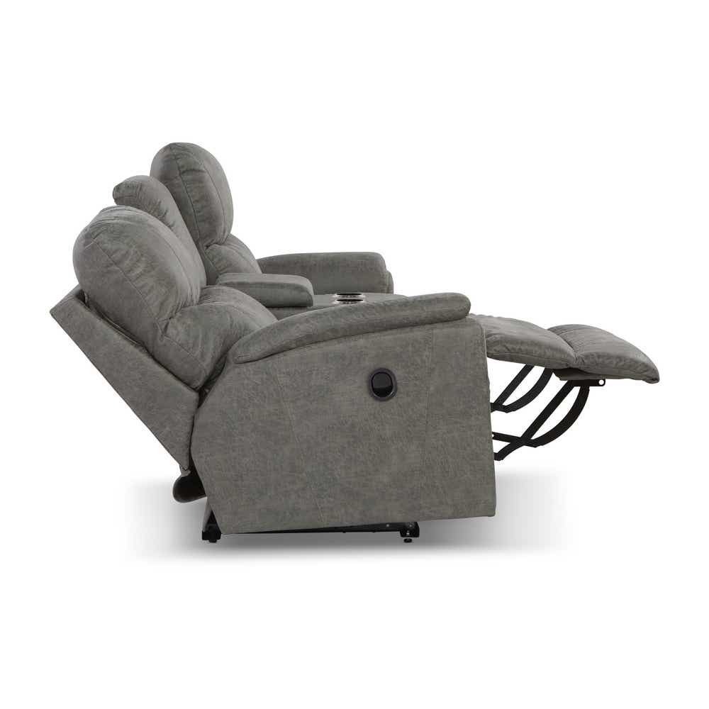 Trouper Reclining Loveseat w/ Console