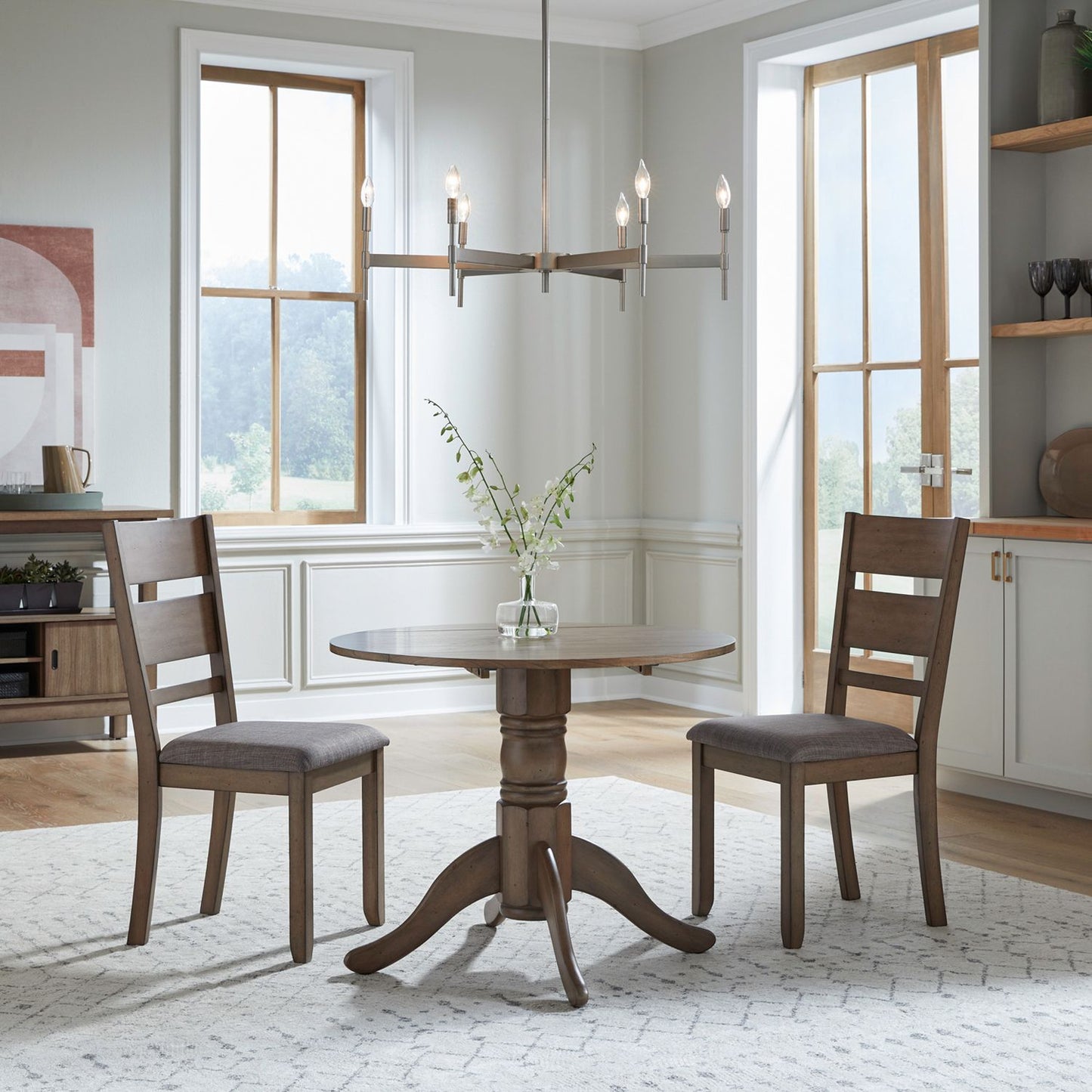 Opt 3 Piece Drop Leaf Table Set
