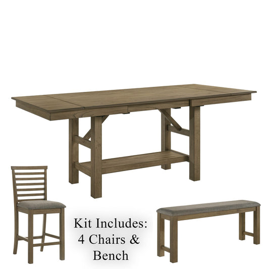 6 Piece Gathering Table Set
