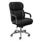 Sutherland Quilted Leather Office Chair, Jet Black