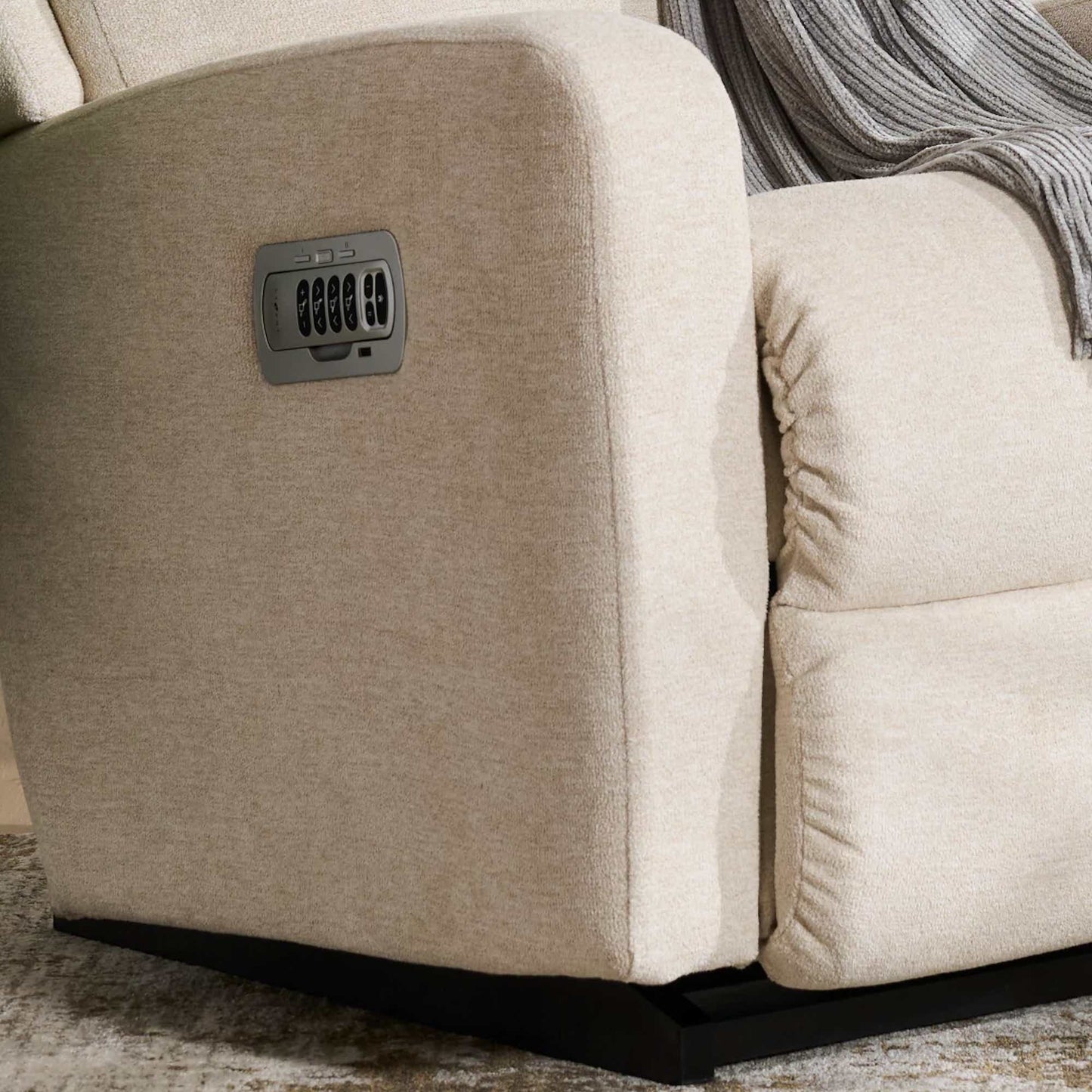 Finley Power Rocking Recliner w/ Headrest & Lumbar