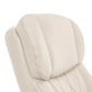 Sutherland Quilted Leather Office Chair, Light Ivory