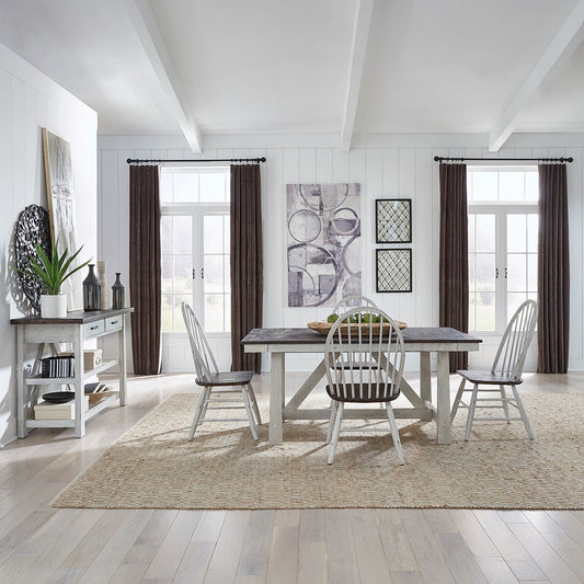 Optional 5 Piece Trestle Table Set