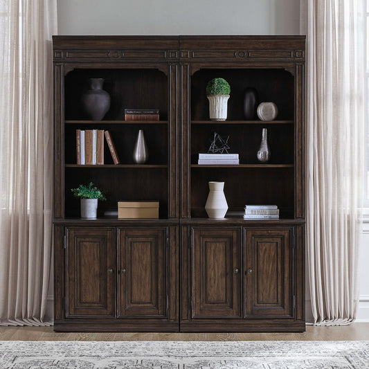 2 Piece Bunching Bookcase