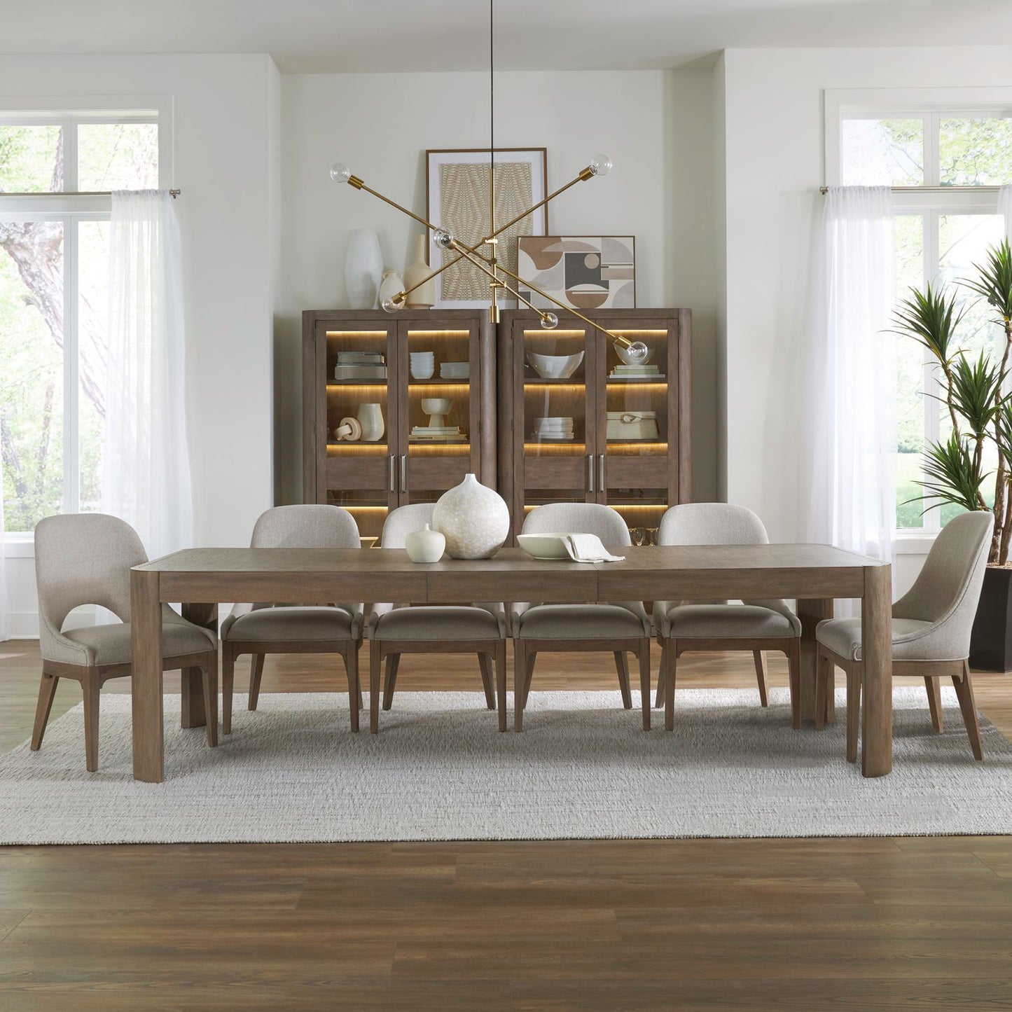 7 Piece Rectangular Table Set