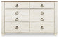 Willowton Six Drawer Dresser