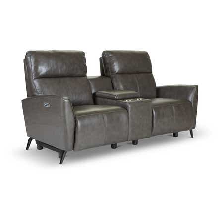 Higbee Power Loveseat w/ Power Headrest