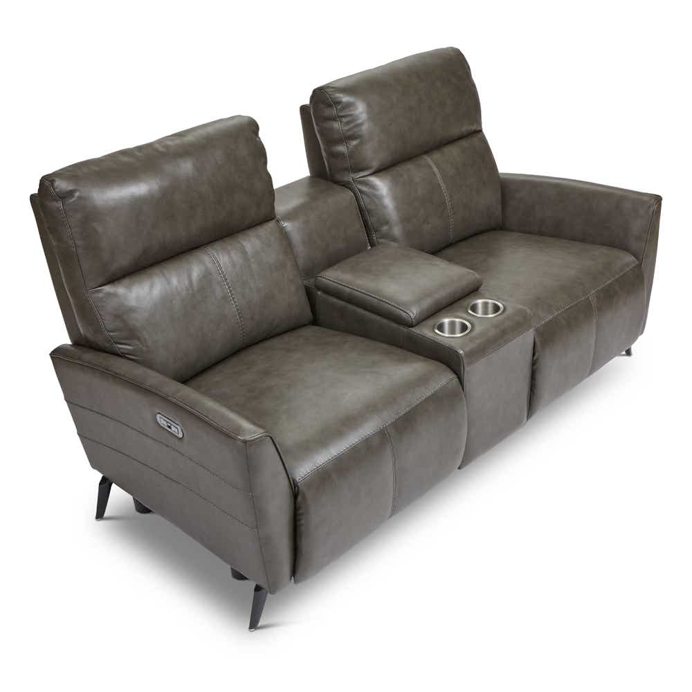 Higbee Power Loveseat w/ Power Headrest