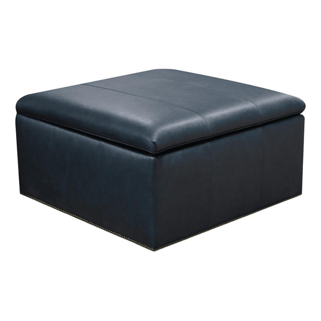 HENDRIX LEATHER STORAGE OTTOMAN 76581L/N
