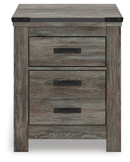 Frandern Two Drawer Night Stand