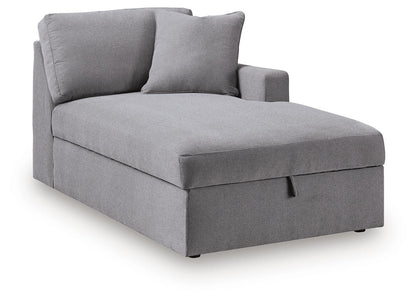 Modmax 8-Piece Sectional with Storage Chaise and Audio Consoles