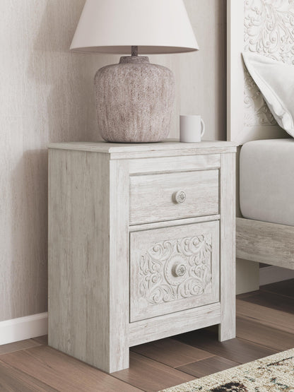 Paxberry Two Drawer Night Stand
