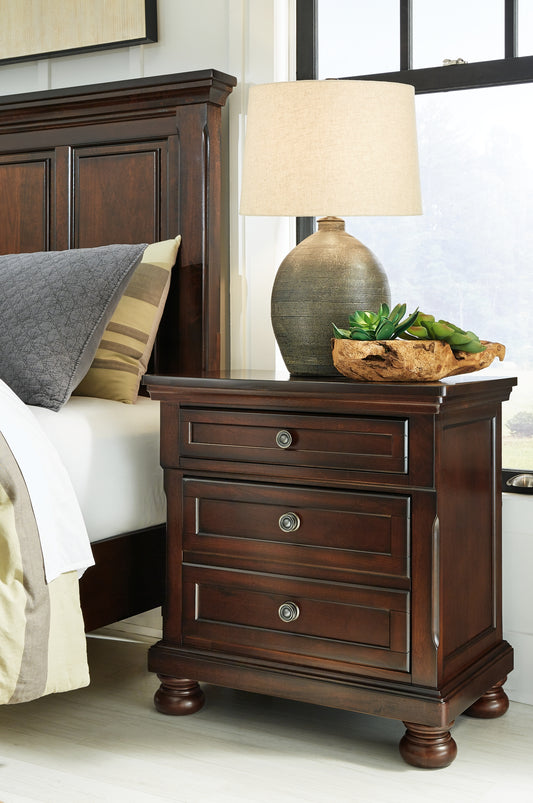 Porter Two Drawer Night Stand