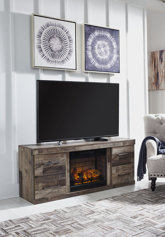 Derekson TV Stand with Electric Fireplace