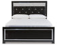 Kaydell Queen Upholstered Panel Bed with Dresser