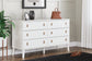 Aprilyn Queen Panel Bed with Dresser and Chest