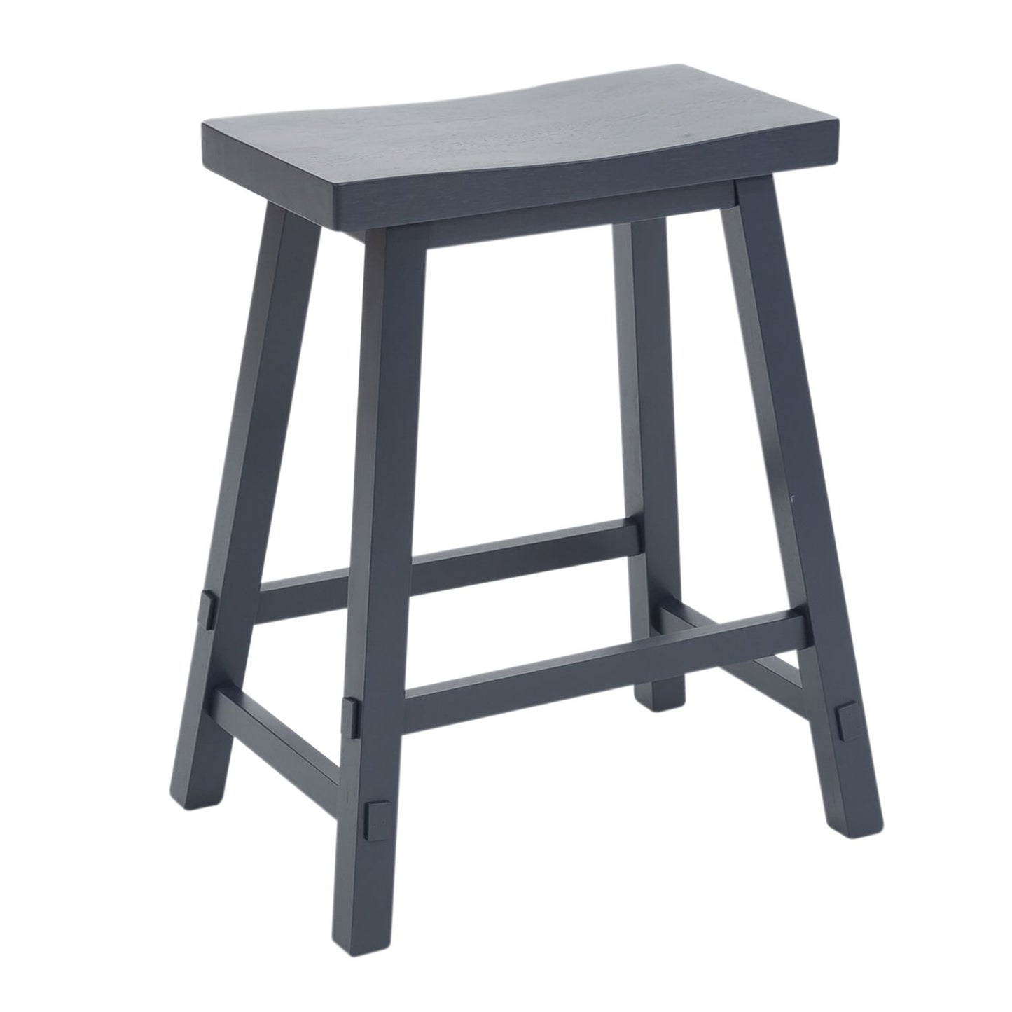 Creations - 24 Inch Sawhorse Counter Stool- Navy