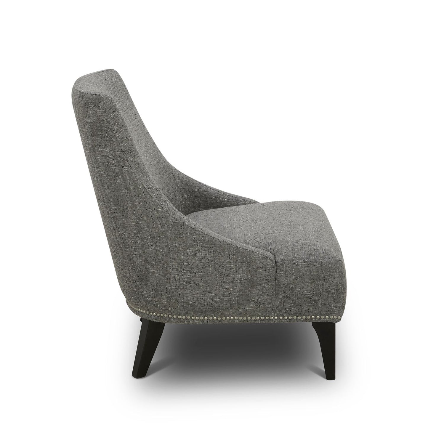 Kendall - Upholstered Accent Chair - Charcoal
